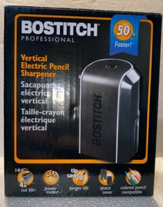 Bostitch Vertical Electric Pencil Sharpener, 1 Hole, Black EPS5V-Black BRAND NEW - Picture 1 of 6