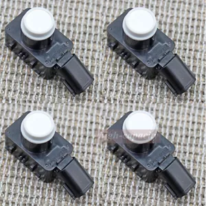 4x Parking Sensor Fit For 2018 2019 Toyota Camry Lexus LS500 NX300 NX300h White - Picture 1 of 6