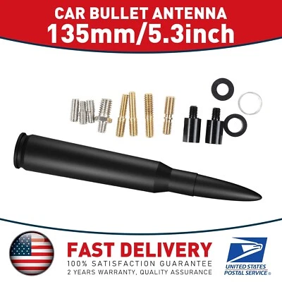 0.5 Cal CAR SHORT BULLET ANTENA MAST For 2000-2008 2009 2010 JEEP COMMANDER US Foto 1 de 4