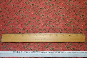 Nell's Flower Shop Blackbird Designs Cotton Fabric by Moda 4 Yards - Picture 1 of 1