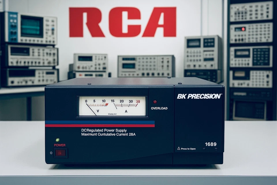 Fonte de alimentação CC BK Pr BK Precision 1689 resistente 1–15V 28A – Laboratórios RCA - Imagem 1 de 4
