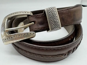 Cinturón de hombre Onyx by Brighton 74807 marrón talla 42 vintage - Imagen 1 de 12