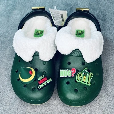 Buddy The Elf × Crocs Lined Clogs Limited Edition Men's 5 Women’s 7 NEW (2B) - Image 1 of 4