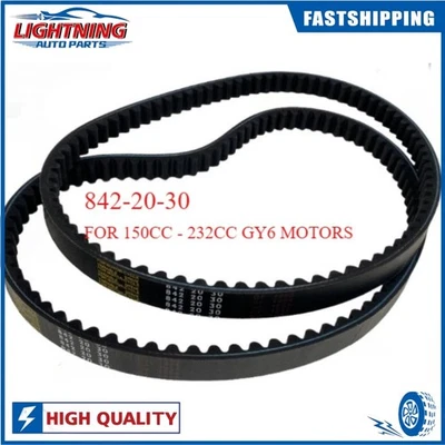 High Quality BANDO CVT DRIVE BELT 842-20-30-10.0 (FOR 150CC - 232CC GY6 MOTORS) - Image 1 of 3