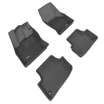 3D MAXpider Custom Fit Kagu Black 1st / 2nd Row Floor Liners for Audi A3 / S3 Foto 1 de 4