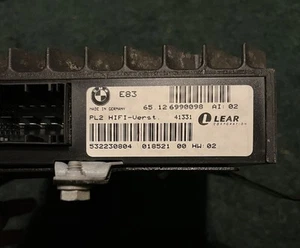 04-10 BMW X3 E83 Radio Stereo Audio Amp Amplifier 65126990098 65129143150 - Picture 1 of 3