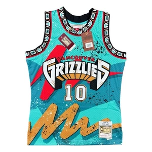 Mike Bibby Vancouver Grizzlies Mitchell & Ness HWC NBA Jersey Size Medium NEW - Picture 1 of 8