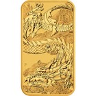 2023 P Australia Gold Dragon Rectangle Coin 1 oz $100 - BU