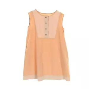 Abito FOXEY NEW YORK pezzo unico #38 mini tunica senza maniche 31732 cotone nylon rosa - Foto 1 di 4