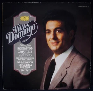 PLACIDO DOMINGO~Viva Domingo "Arias"~Import Album~DEUTCHE GRAMMOPHON - Imagen 1 de 3