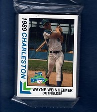 1989 CHARLESTON WHEELERS 27-card BEST CARDS baseball team FACTORY set CHI.CUBS