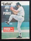 Jim "Catfish" Hunter Hof Autographed 18X24 Advertising Puma Poster Yankees Jsa