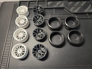 12 Pcs Tires & Wheels Set – 12mm Hex Hub for HPI Traxxas 1/10 RC Drift Racing Ca - Picture 1 of 8