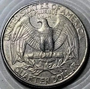 1998 P Washington Quarter Spitting Eagle-Die Break Reverse REF#0119 - Picture 1 of 10