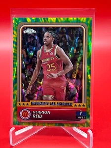 2024 Topps Chrome McDonald’s Derrion Reid Green Yellow RayWave /25 - Bild 1 von 2