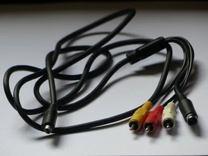 Câble de sortie AV RCA 4,5 pieds authentique Sony Handycam caméscope 10 broches D vers S-vidéo/audio - Photo 1 sur 4