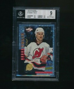 1997-98 Score New Jersey Devils Premier #2 Bobby Holik BGS 9 VHTF Rare