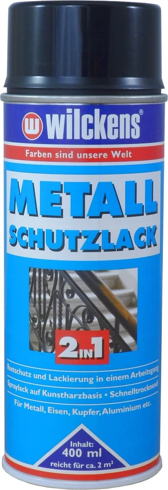 Metall-Schutzlack 2in1 Lackspray Rostschutz Lack Lackierung Wilckens Schutzspray - Bild 1 von 1