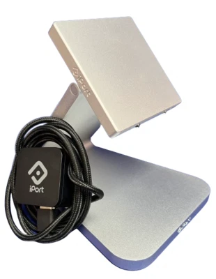 iPort 71001, Luxeport Base Station iPad Dock w/Power Supply - Silver - Image 1 of 4