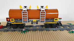 Lego Kesselwaggon Unikat MOC Kesselwagen Zug Tank Waggon Wagen Eisenbahn