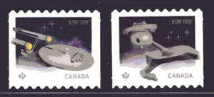 2016 SC# 2913i-14i Star Trek 50th Anniversary-2 stamps die cut from coil - M-NH - Picture 1 of 1