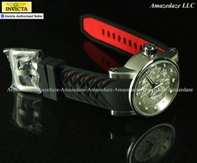 NEW Invicta Men 48mm YAKUZA S1 Rally Dragon NH35A 24J Auto SILVER DIAL SS Watch - Image 1 of 4