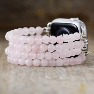 38mm-49mm Boho Bead Watch Strap for Apple Watch Series 10 9 8 7 6 5 4 3 2 1 SE - Picture 1 of 8
