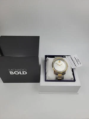 Movado Men’s Bold Silver Dial Two Tone Band Swiss Watch - 3600431 ($850 MSRP) - Image 1 of 4