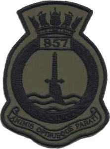 857 Naval Air Squadron Subdued Embroidered Patch - Official Licensed - LAST ONE - Picture 1 of 2