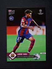 Lamine Yamal 2023/24 Topps NOW Makes Champions League Debut Rookie Barcelona 009