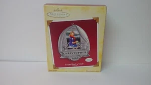 Hallmark Keepsake Ornament Handcrafted CAMPING theme Personalize letter stickers - Picture 1 of 3