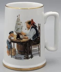 1985 Norman Rockwell Museum Collection Cup For A Good Boy Coffee Mug - Bild 1 von 7
