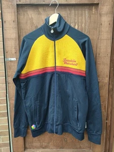 Vintage Franklin Marshall Old School Men's Full Zip Athletic Top Jumper Size XL - Imagen 1 de 20