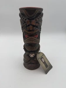 Taza Tiki Diablo Skull Hunter Three Dots And A Dash - Imagen 1 de 4