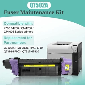 HIGH PERFORMANCE fUSER UNIT FOR For HP PRINTERS q7502a COMPATIBLE KITS - Afbeelding 1 van 9