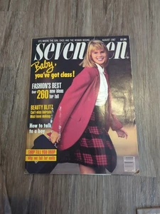 VTG August 1987 Seventeen Magazine Back To School Kevin Dillon Forenza Poster - Picture 1 of 24