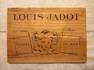 1 Rare Wine Wood Panel Louis Jadot France Vintage CRATE BOX SIDE 6/25 551a - Picture 1 of 2