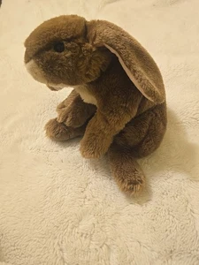 1999 Animal Alley Toys R Us Lop Ear Rabbit Plush Stuffed Bunny Weighted Brown - Picture 1 of 10
