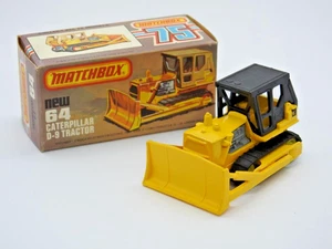 MATCHBOX SUPERFAST VNM BOXED No.64 CATERPILLAR D-9 TRACTOR 1982 - Picture 1 of 10