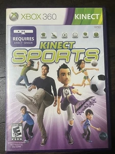 🎮 Kinect Sports Game Disc (Xbox 360, Microsoft) + Case 🎮 - Picture 1 of 3