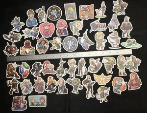 SET 48 TEILE Legend of ZELDA Aufkleber Sticker Set Pack Link NES Nintendo - Bild 1 von 3