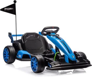Go Kart Electric Drift Kart Car With Adjustable Seat,24V Outdoor Ride On Car Toy - Picture 1 of 9