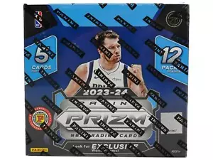 2023-24 Panini Prizm Basketball International Hobby Box Victor Wembanyama RC NEW - Foto 1 di 7