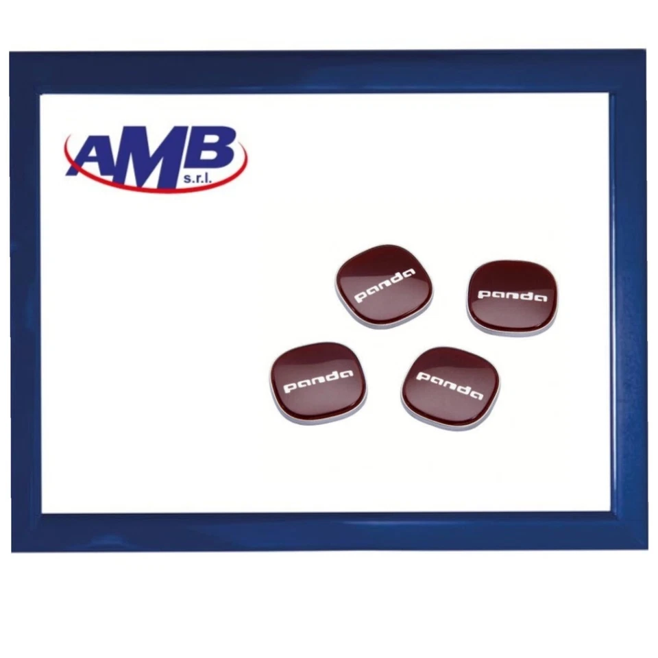 COPRIMOZZI COPPETTE ROSSE PER FIAT PANDA - Изображение 1 из 1