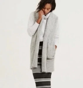 NWT LOFT Lou & Grey Boucle Wool Sweater Vest,gray,sz.S - Picture 1 of 1