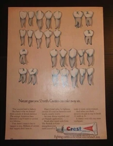 Anuncio de pasta de dientes Crest 1972 - Imagen 1 de 1
