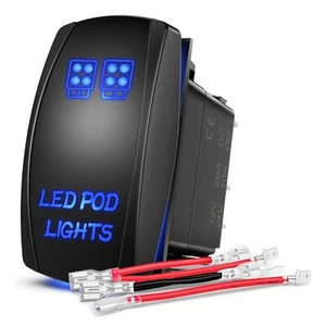 Nilight LED POD Lights Rocker Switch Led Light Bar 5Pin Laser On/Off switches - Picture 1 of 51
