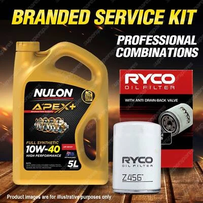 Ryco Oil Filter 5L APX10W40 Engine Oil Service for Mitsubishi Verada KL KJ KH V6 - image 1 of 2