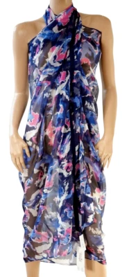 Triumph Venus Elegance 19 Pareo Strandkleid Sarong Strandtuch Wickelrock Blau - Bild 1 von 2