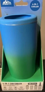 HydraPeak~ Raffreddatore lattina 4 in 1~ Base in gomma antiscivolo~Blu-verde ~OTTIMO ACQUISTO! - Foto 1 di 4